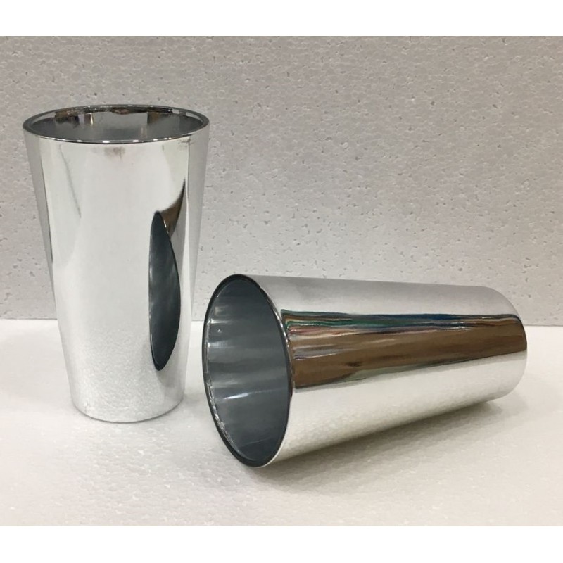 GLASS TUMBLER ELECTROPLATED